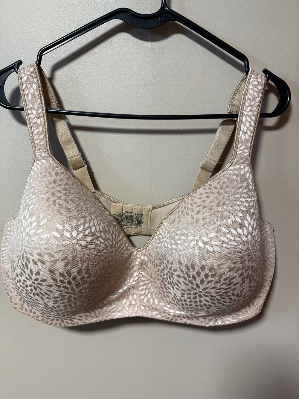 Women’s Seamless Floral Molding Bra - Light Blush